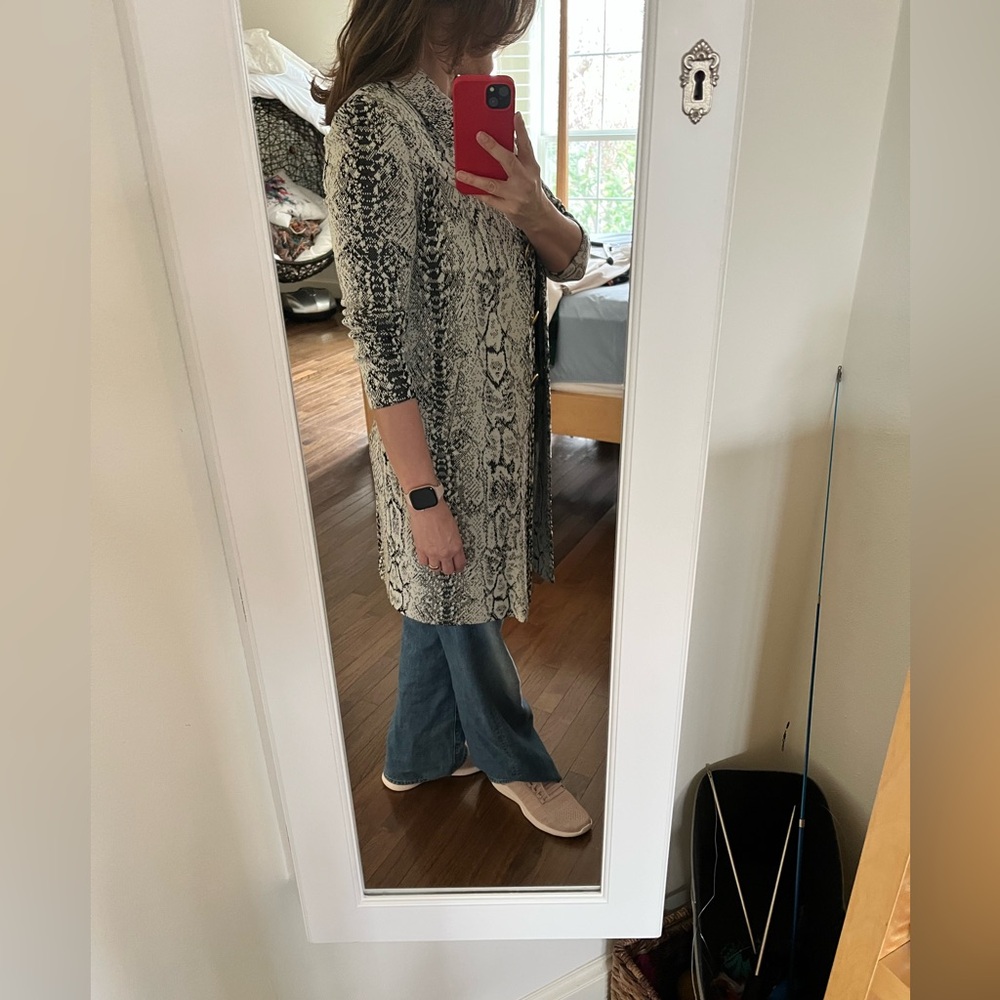 St. John Long Jacket In Python Print 2 - image 2